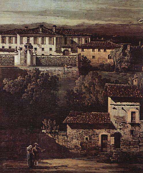 Bernardo Bellotto Das Dorf Gazzada, Blick von Sud-Ost auf die Villa Melzi d'Eril China oil painting art